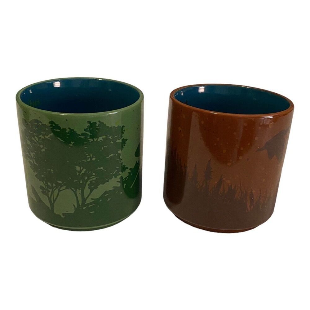 Pair Of 2017 Limited Edition Tim Hortons #17 Beaver & Geese Mugs - Picture 4 of 16